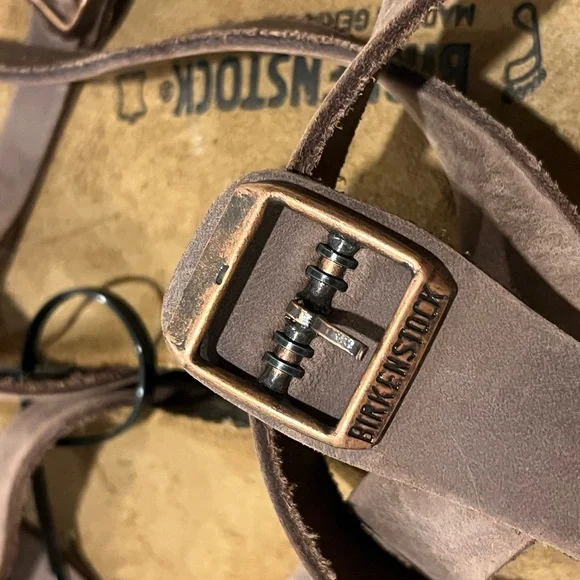 Birkenstock Yara Habana Ankle Strap Brown Leather Sandals Women’s 11 NEW - Picture 6 of 6